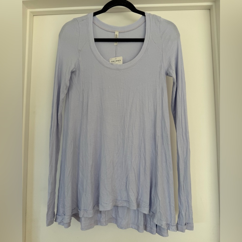 Women’s Free People Soft Lilac Long Sleeve Flowy Top